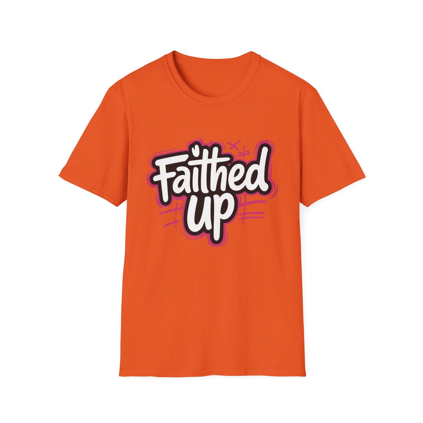 Faithed Up – Bold Faith T-Shirt PINK