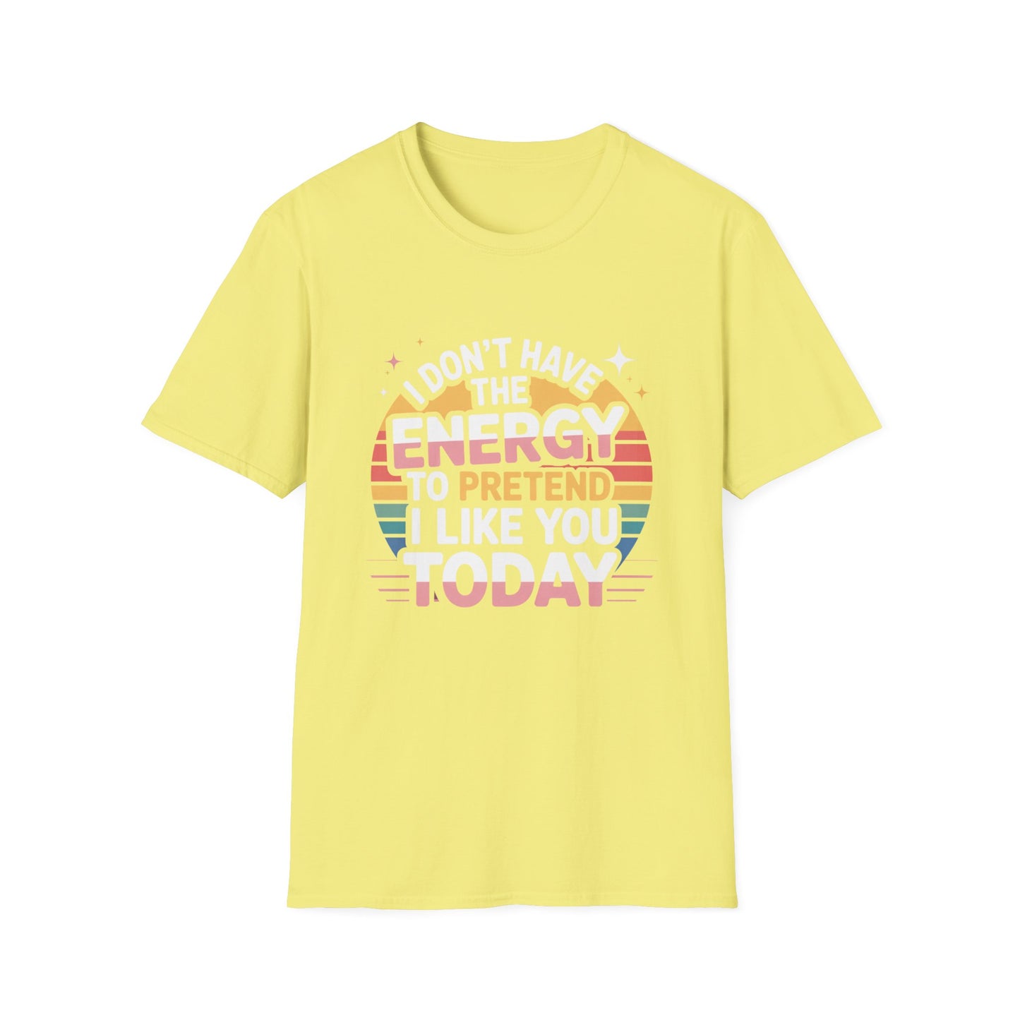 I Don’t Have the Energy Tee – Retro Sass for Real Ones