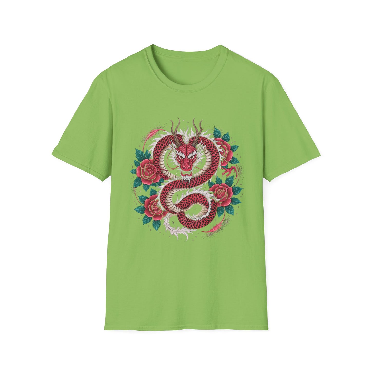 Thorns & Flame Dragon Rose Graphic Tee