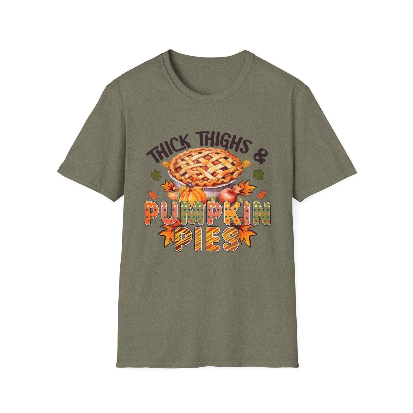 Thick Thighs & Pumpkin Pies – Fall Flavor Edition Short Sleeve Tee