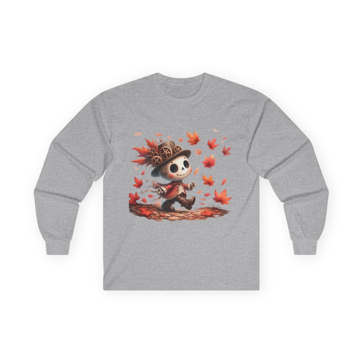 Copy of “Steampunk Stroll” Long Sleeve Tee – Autumn Mechanica Edition