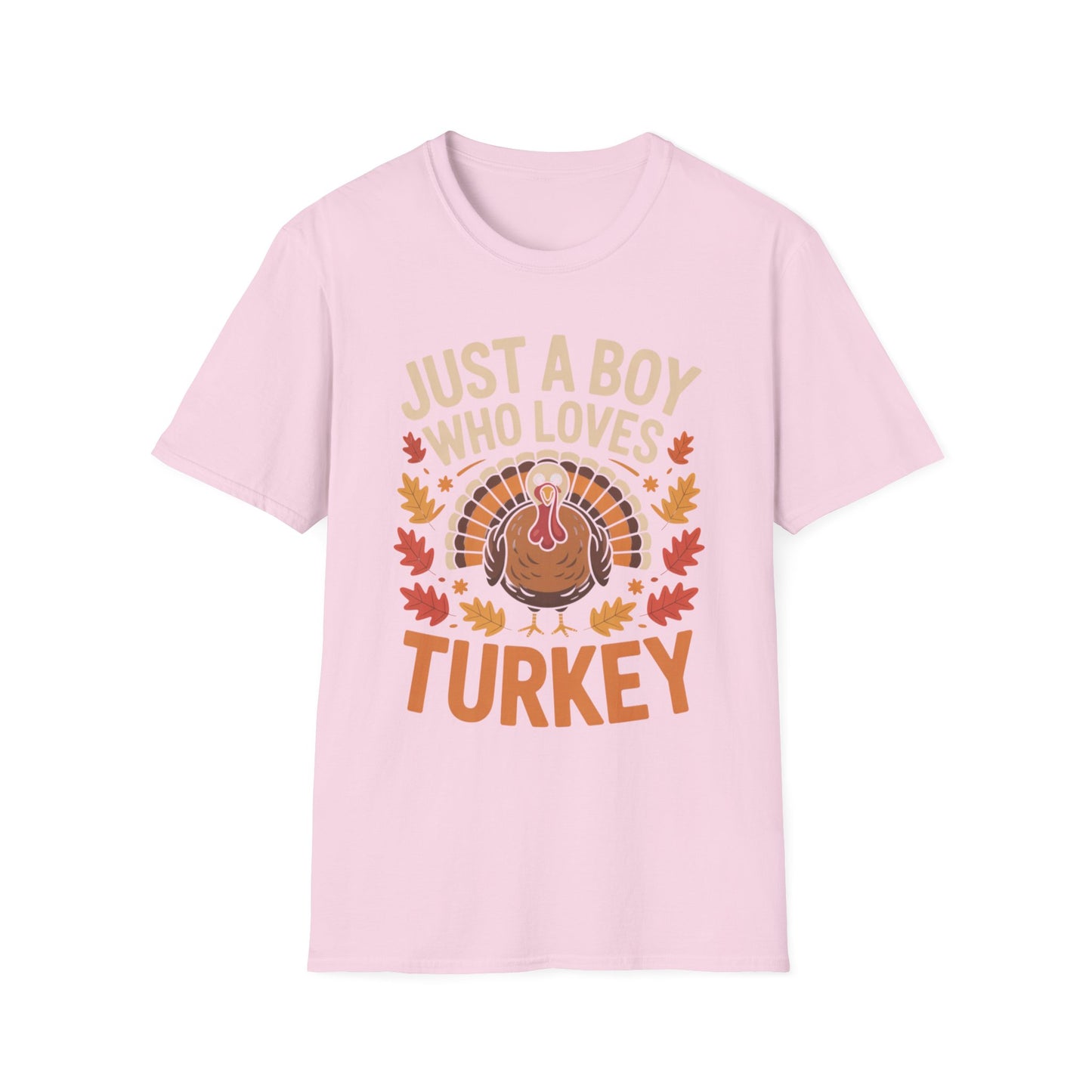 Just a Boy Who Loves Turkey Short Sleeve Tee