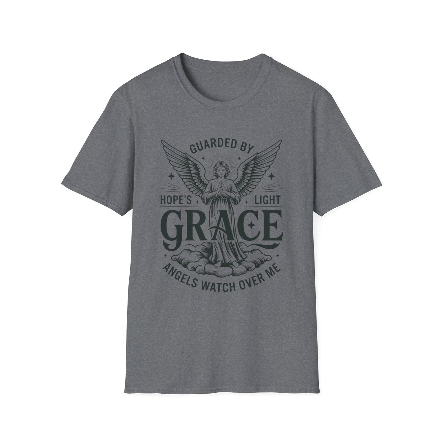 Guarded by Grace – Angel Prayer Tee with Hope & Light