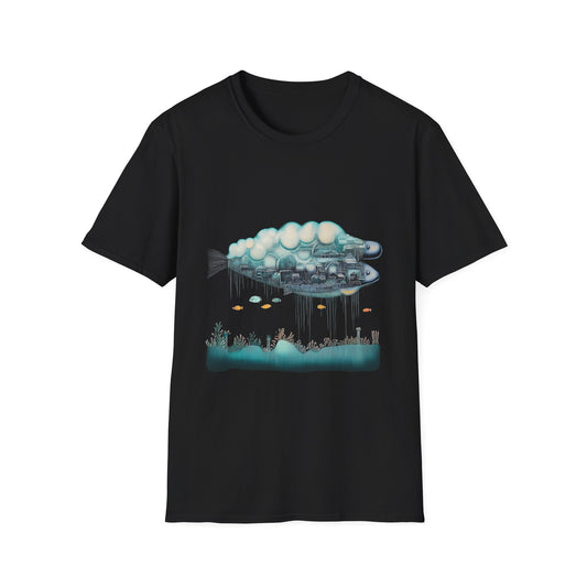 Metropolis Marrow – Surreal Fish City Tee