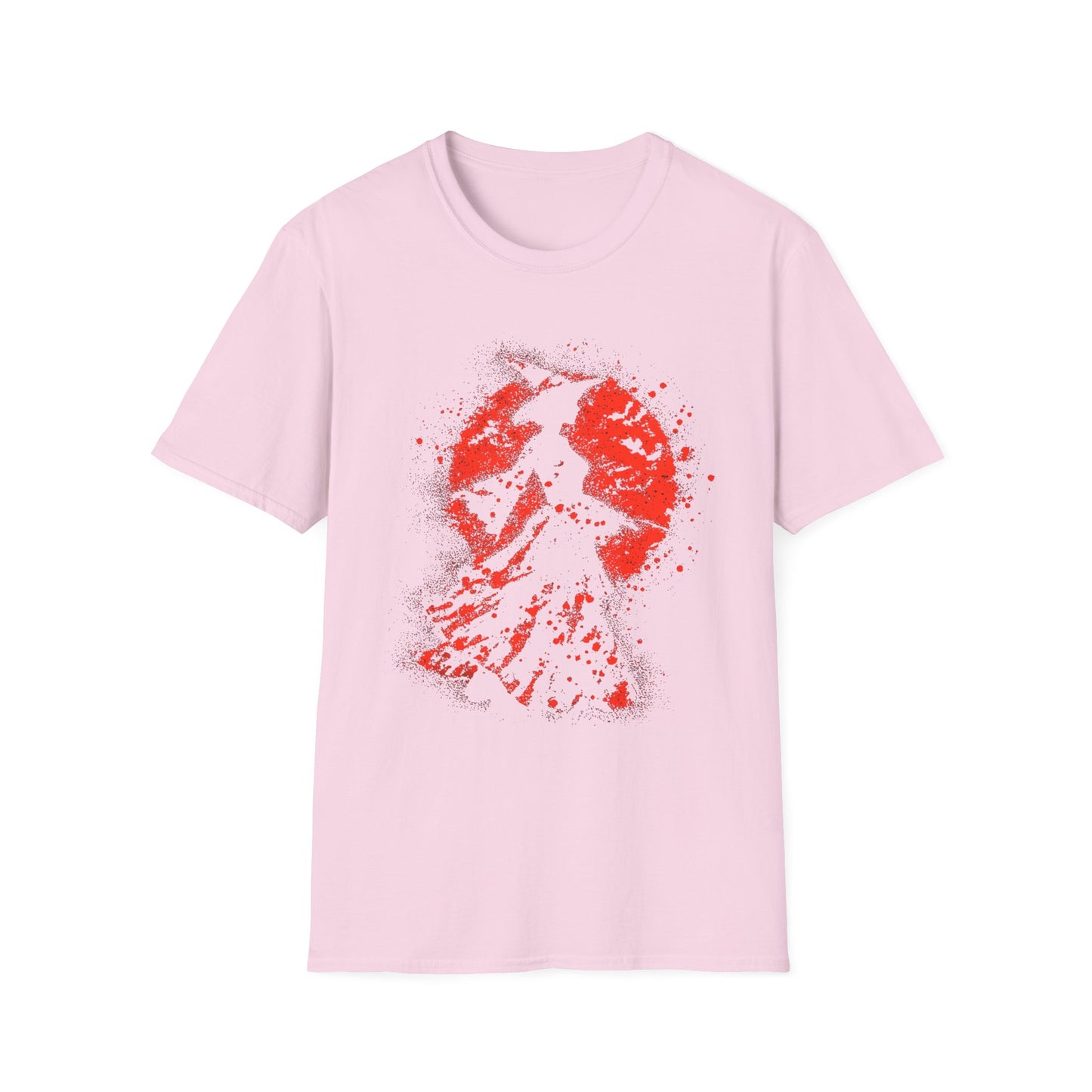 Red Drip Reverie Witch Halloween Head Tee