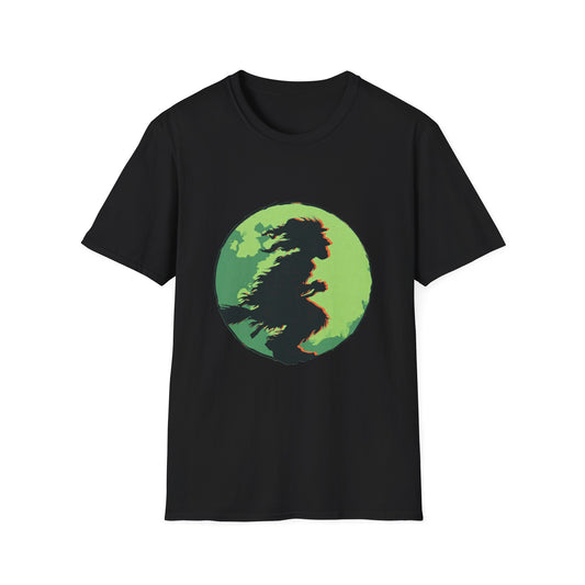 Moonstalker Witch Halloween Head Tee