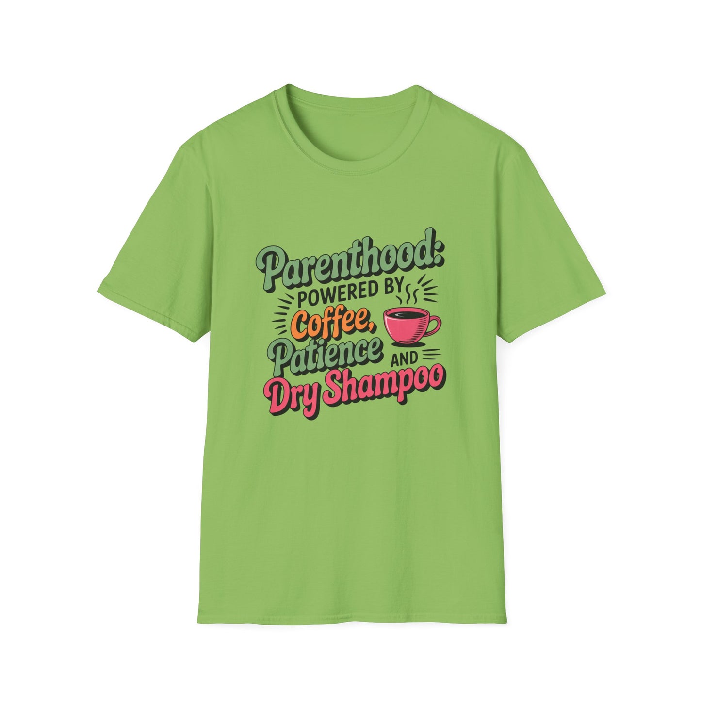 Parenthood Essentials Tee – For the Caffeinated & Courageous
