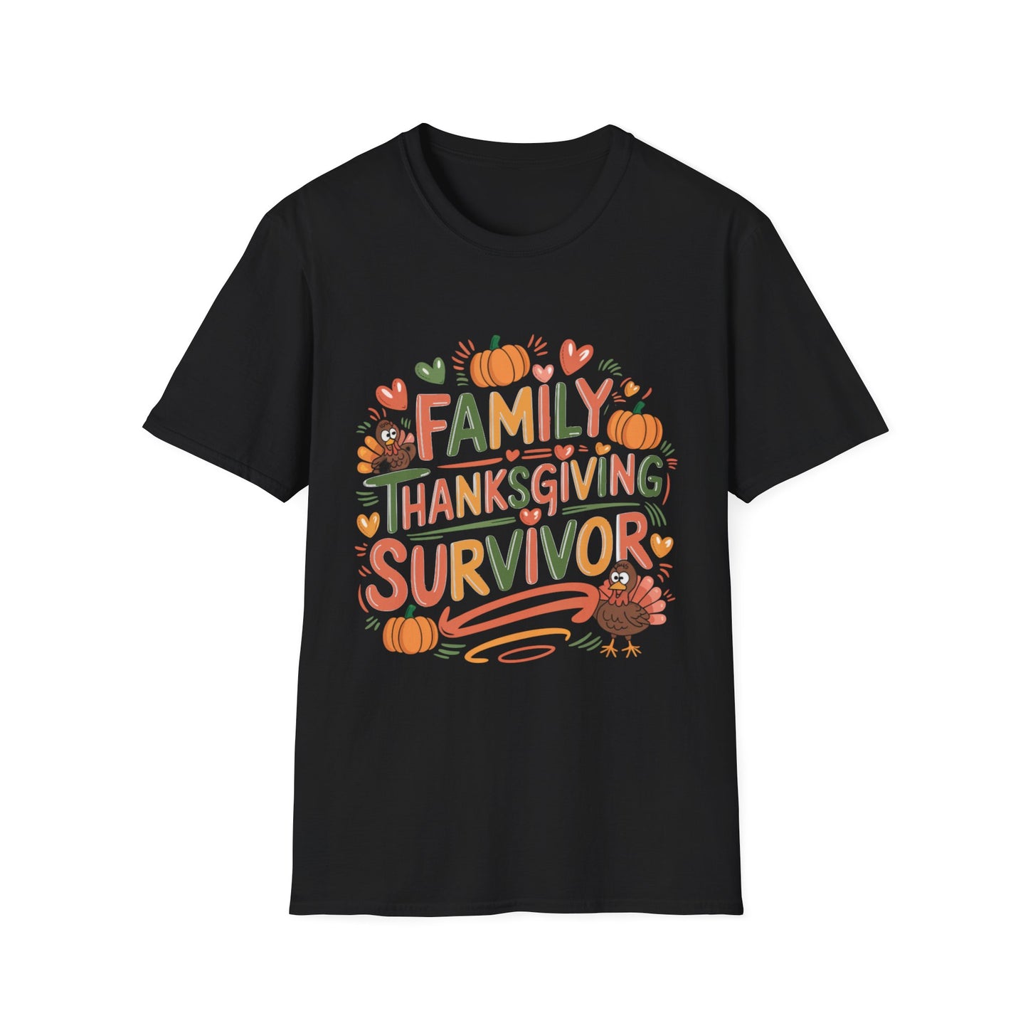Family Thanksgiving Survivor Short Sleeve Tee
