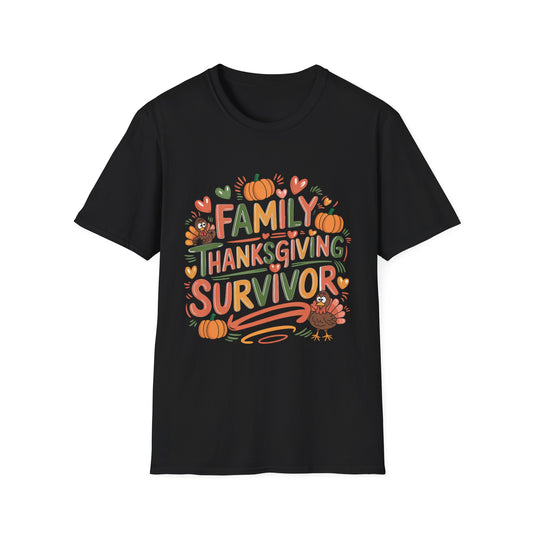 Family Thanksgiving Survivor Short Sleeve Tee