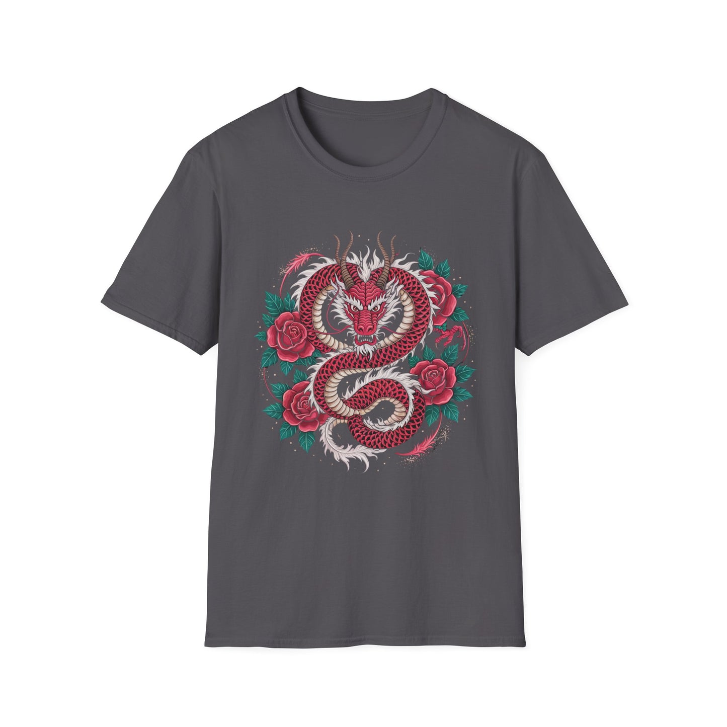 Thorns & Flame Dragon Rose Graphic Tee