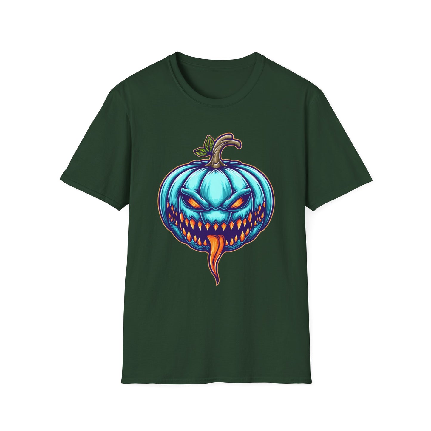 Tongue Twister Mutant Pumpkin Halloween Head Tee