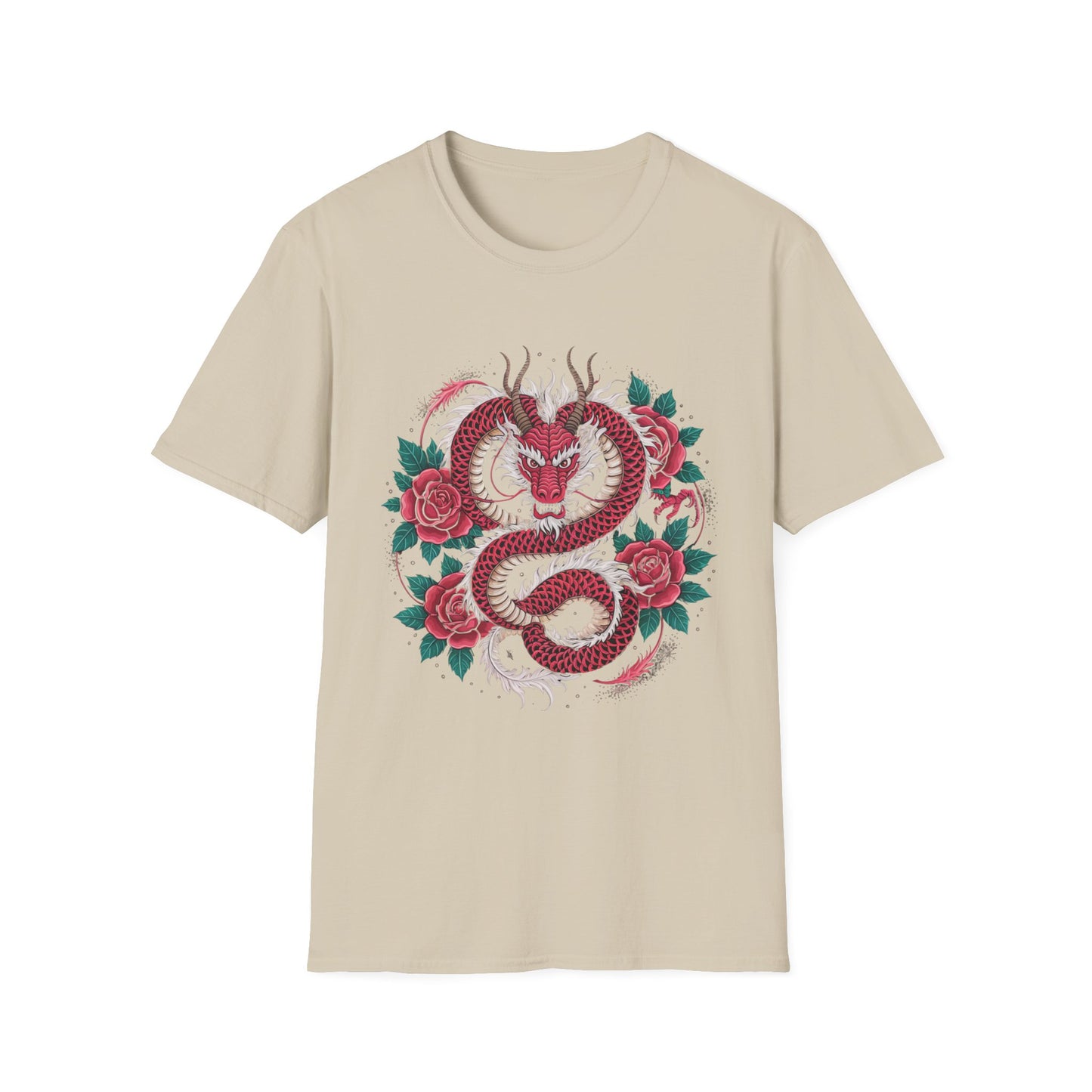 Thorns & Flame Dragon Rose Graphic Tee