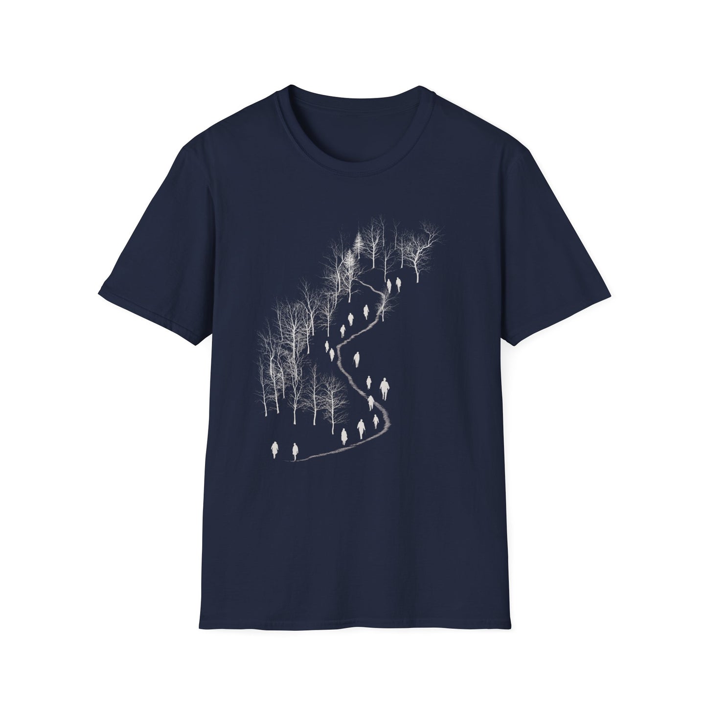 The Path Between – Monochrome Forest Journey Tee