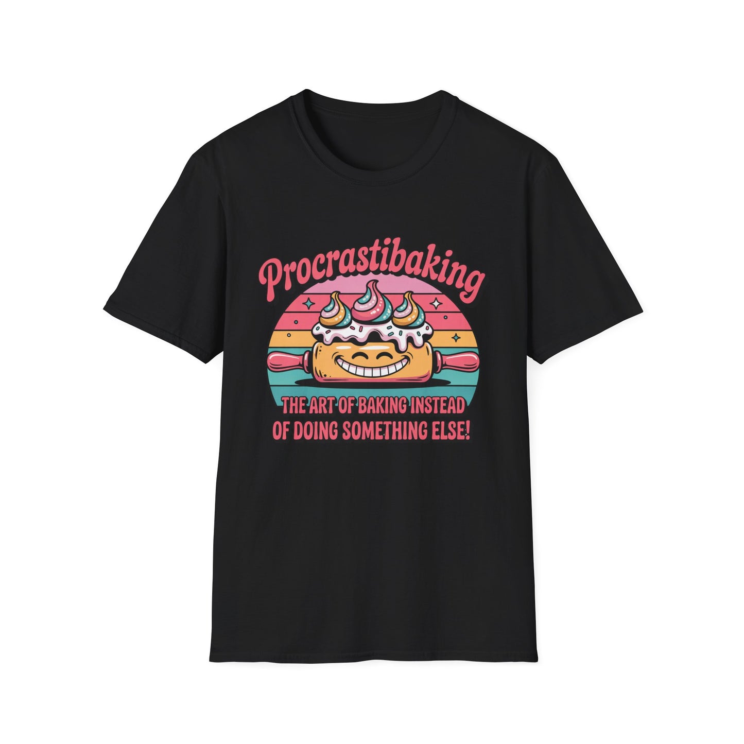 Procrastibaking Tee – Whisk First, Worry Later