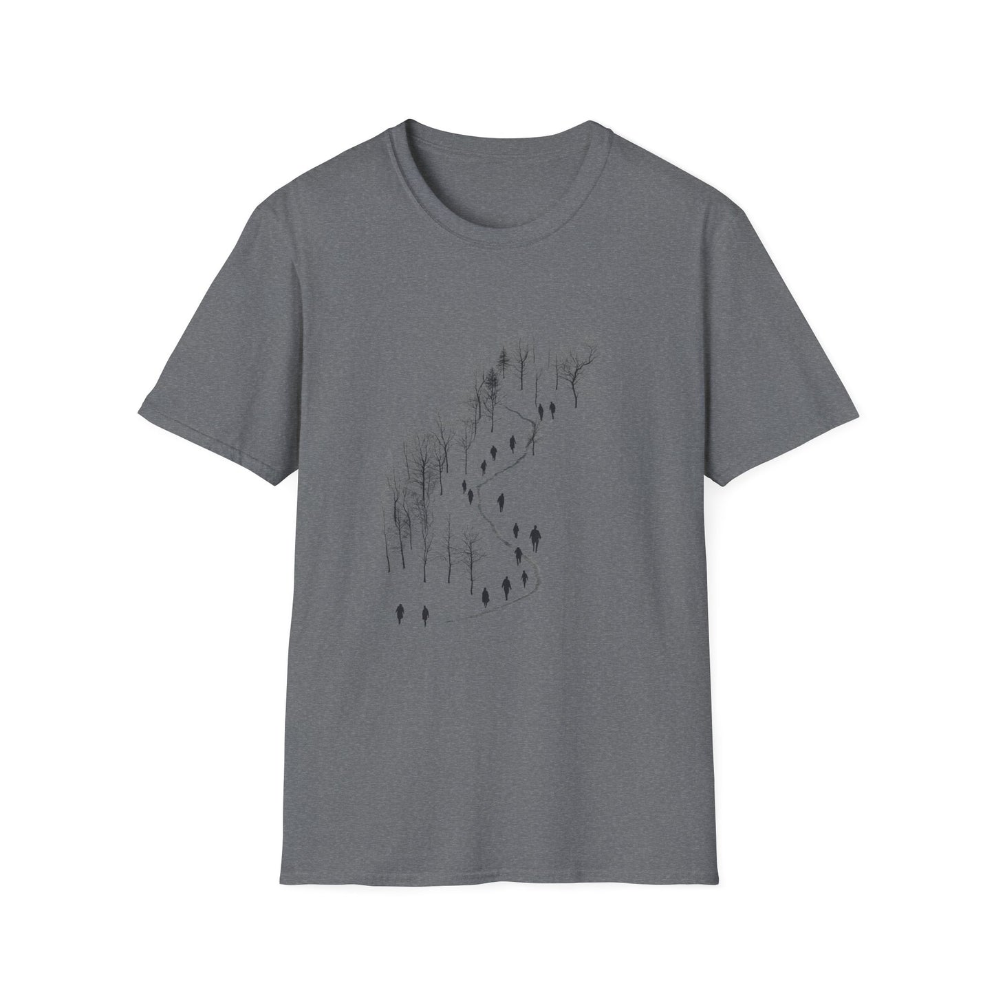 The Path Between – Monochrome Forest Journey Tee
