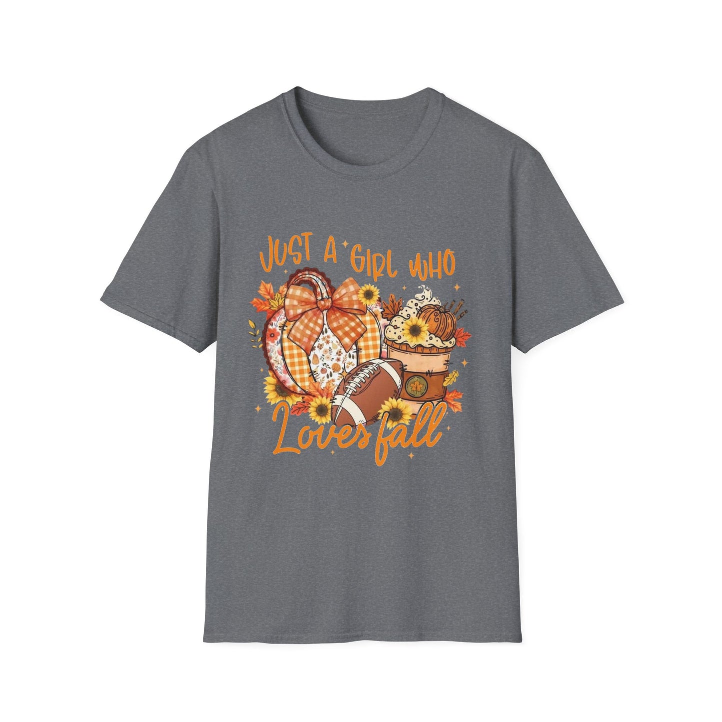 Just a Girl Who Loves Fall Short Sleeve Tee