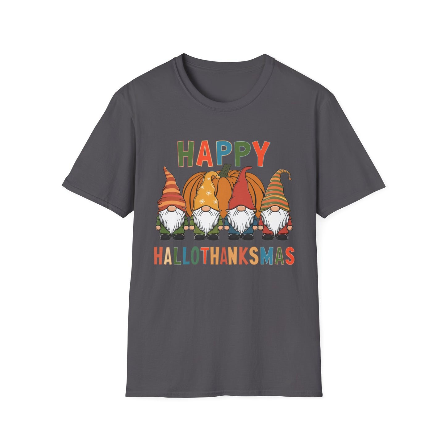 Happy HalloThanksMas – Gnome Squad Edition Short Sleeve Tee
