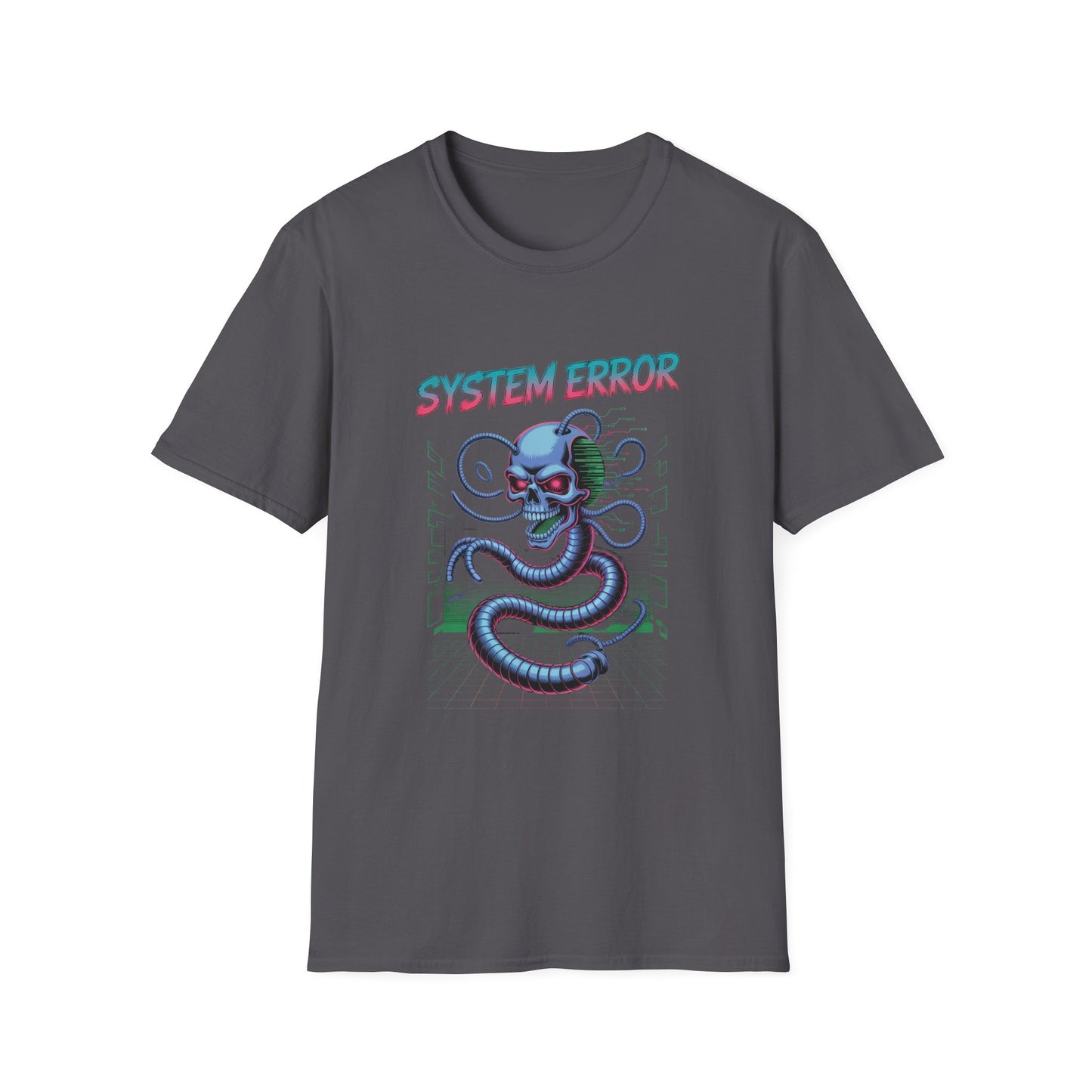 System Error – Cyber Skull Serpent Design