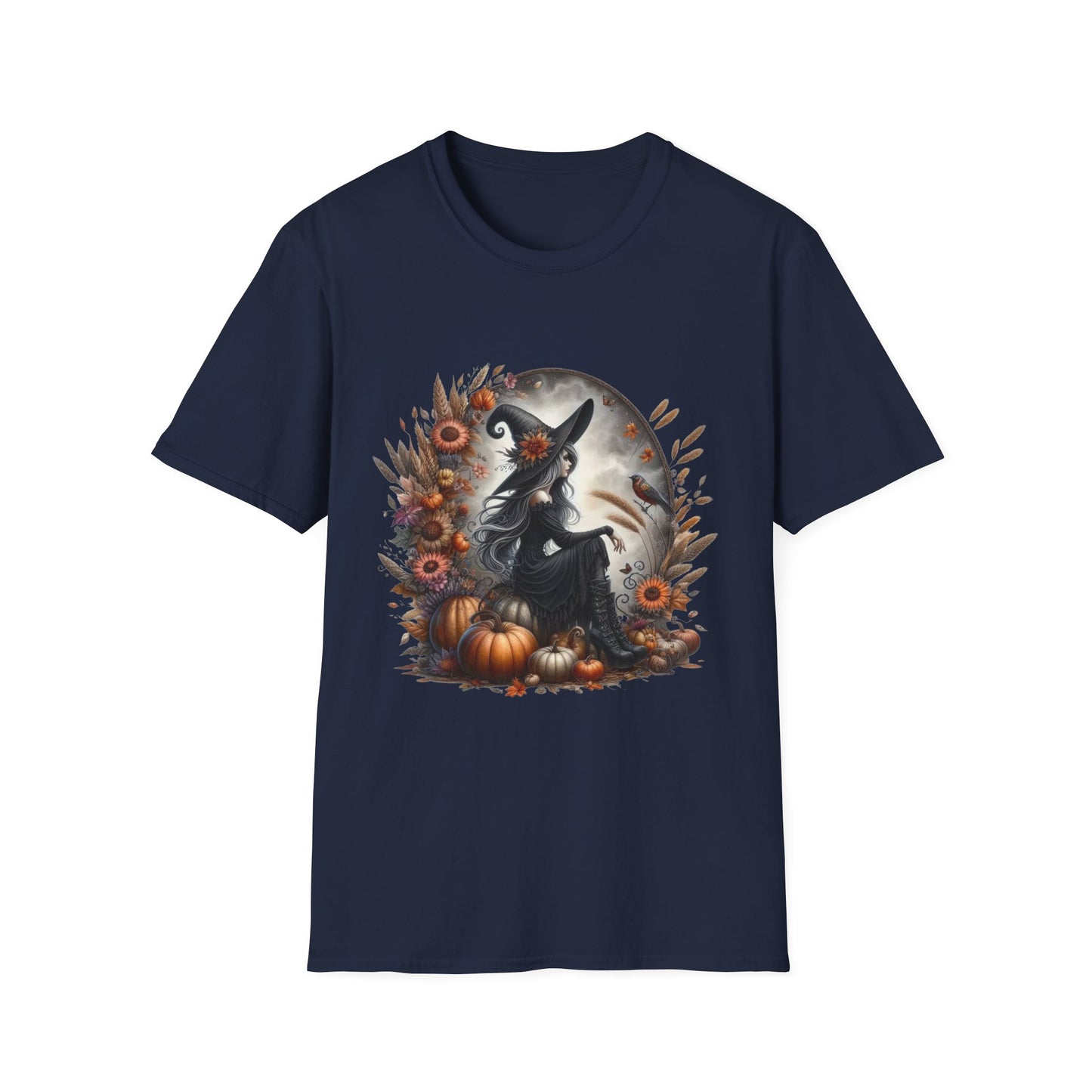 Witching Season Halloween T-Shirt, Enchanting Witch Tee, Witching Grace Costume Shirt, Halloween Party Top, Woman Witch Power