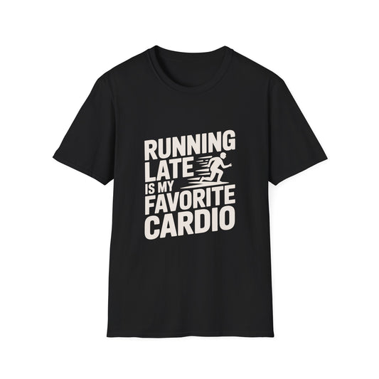 Running Late Tee – Fashionably Frazzled, Always Fast
