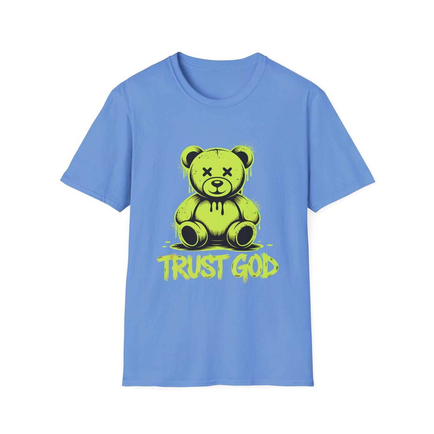 TRUST GOD – Drip Bear Graffiti Tee