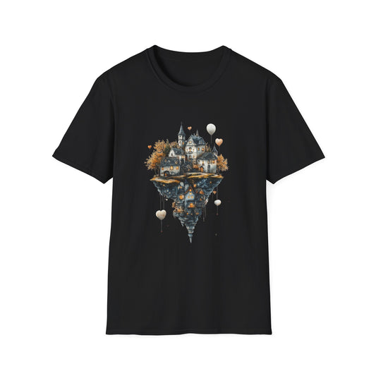 Heartlift Village – Floating Island Fantasy Tee