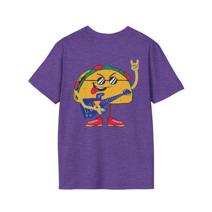 Rock Yo Taco Front Chest Logo and Back Print Tee