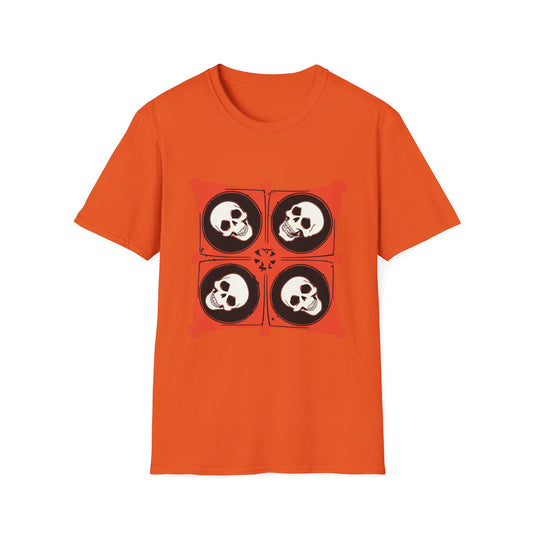 Skull Grid Syndicate Halloween Head Tee
