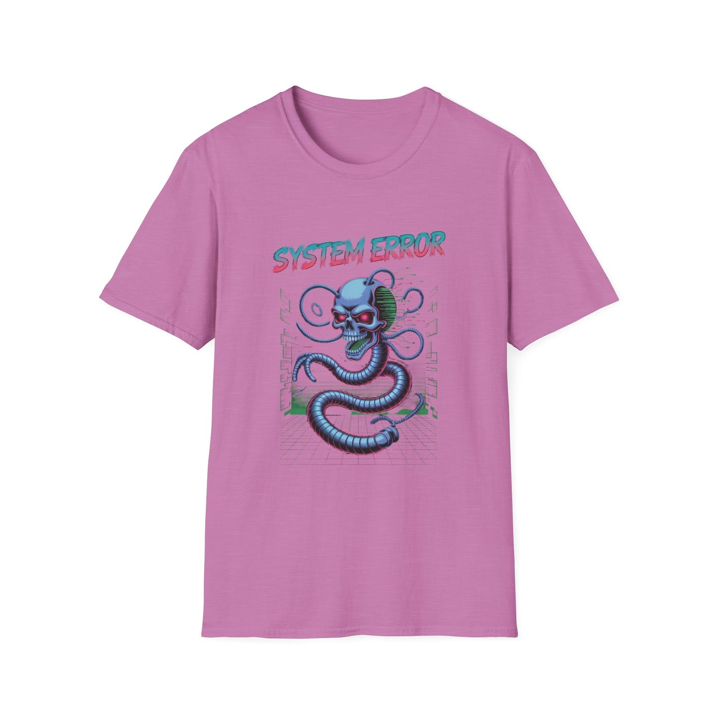 System Error – Cyber Skull Serpent Design