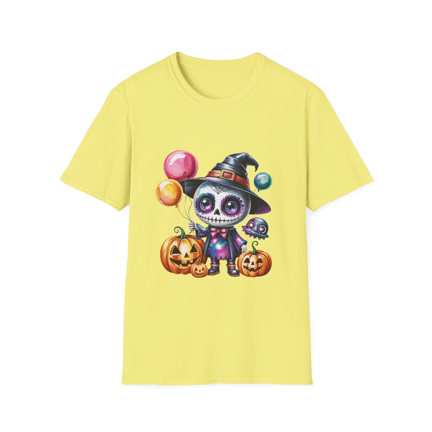 Baby Skeleton Witch Halloween T-Shirt, Spooky Trickster Tee, Sugar Skull Costume Shirt, Halloween Party Top, Day of the Dead Graphic Tee