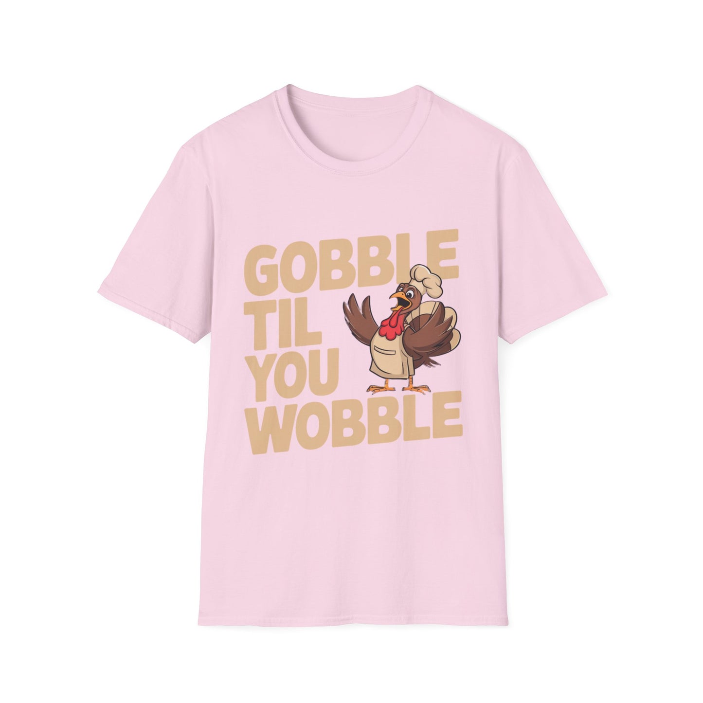 Gobble Til You Wobble – Chef Turkey Edition Short Sleeve Tee