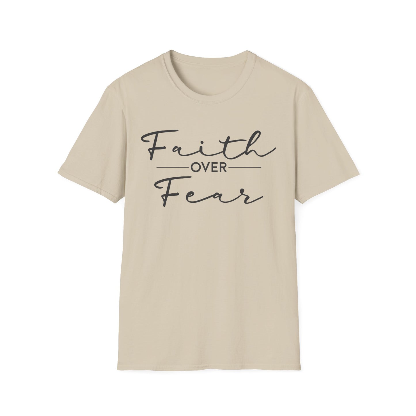 Faith Over Fear Tee – Courage in Christ Edition