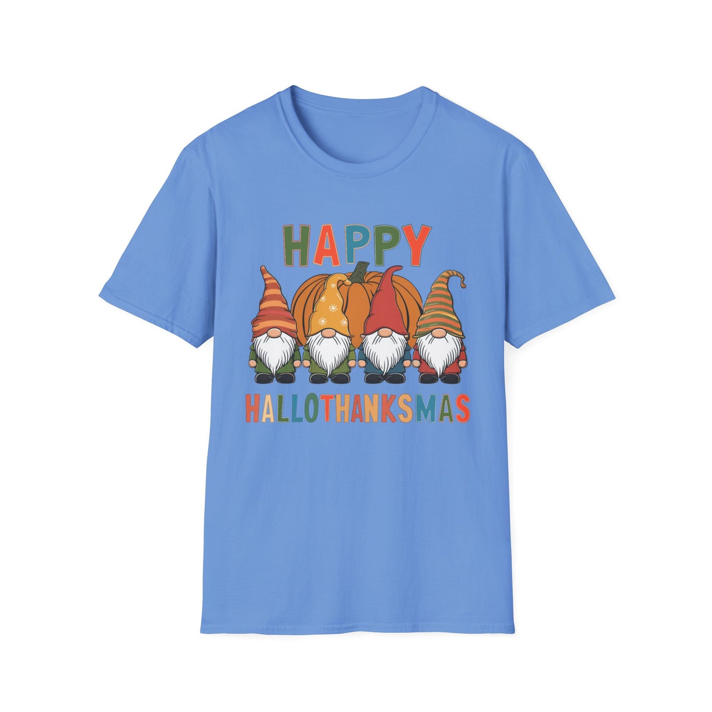 Happy HalloThanksMas – Gnome Squad Edition Short Sleeve Tee