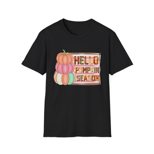 “Hello Pumpkin Season” Tee – Pastel Stack Edition