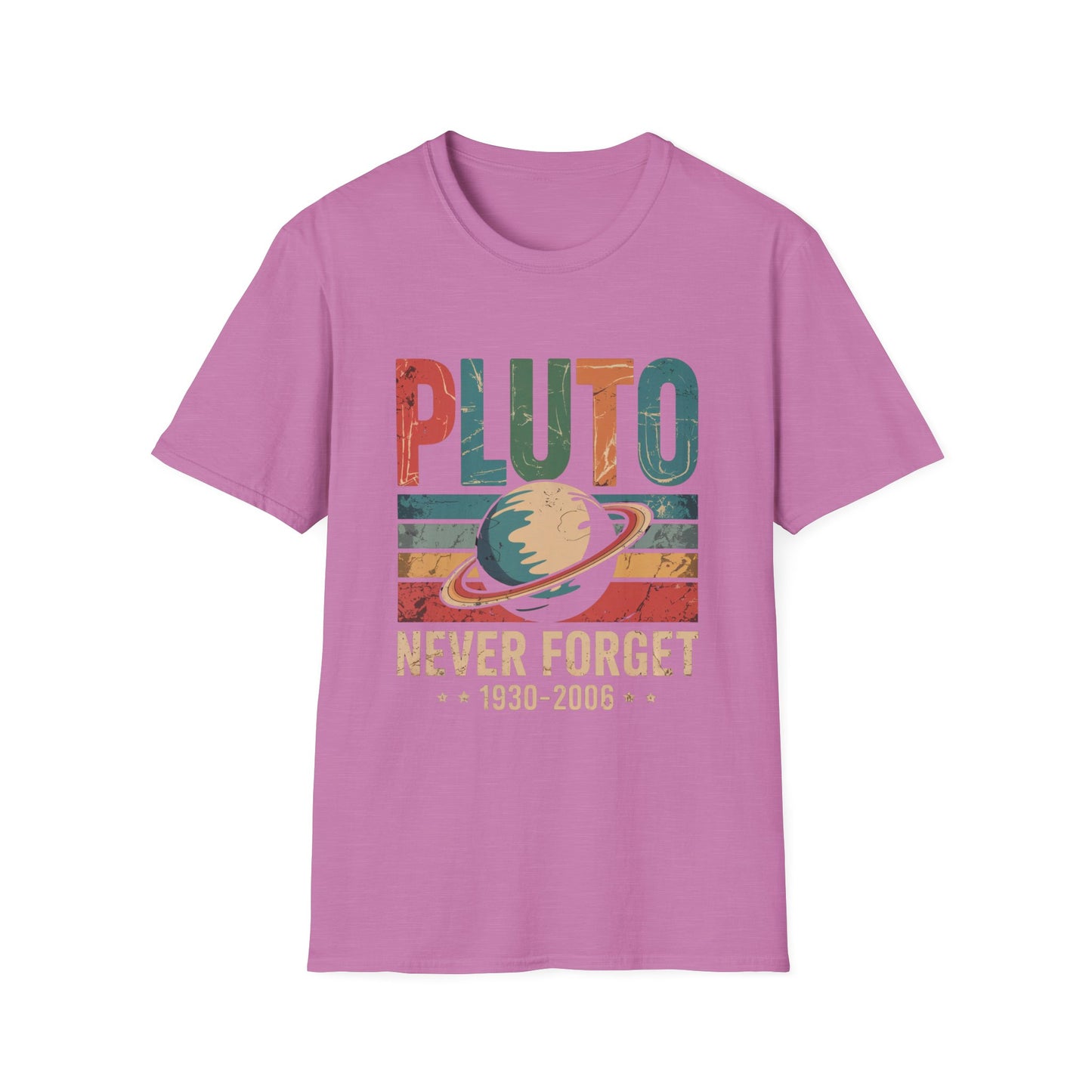 Pluto: Never Forget Vintage Planet Graphic Tee