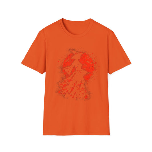 Red Drip Reverie Witch Halloween Head Tee