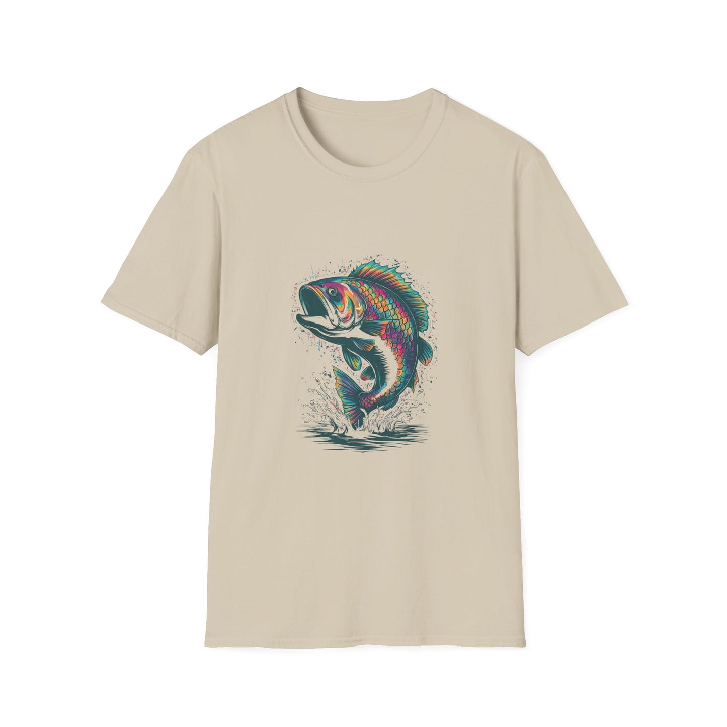 Hooked On Color Bass Graphic Tee