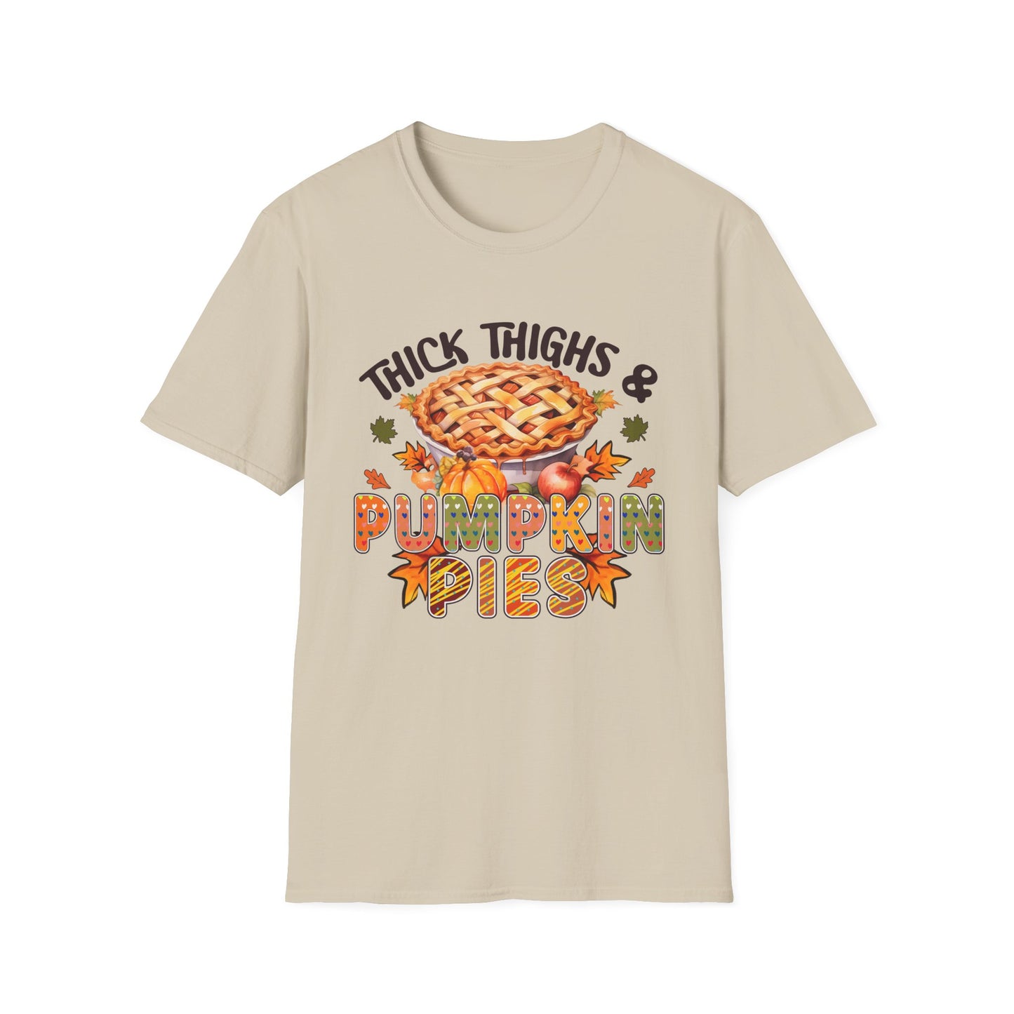 Thick Thighs & Pumpkin Pies – Fall Flavor Edition Short Sleeve Tee