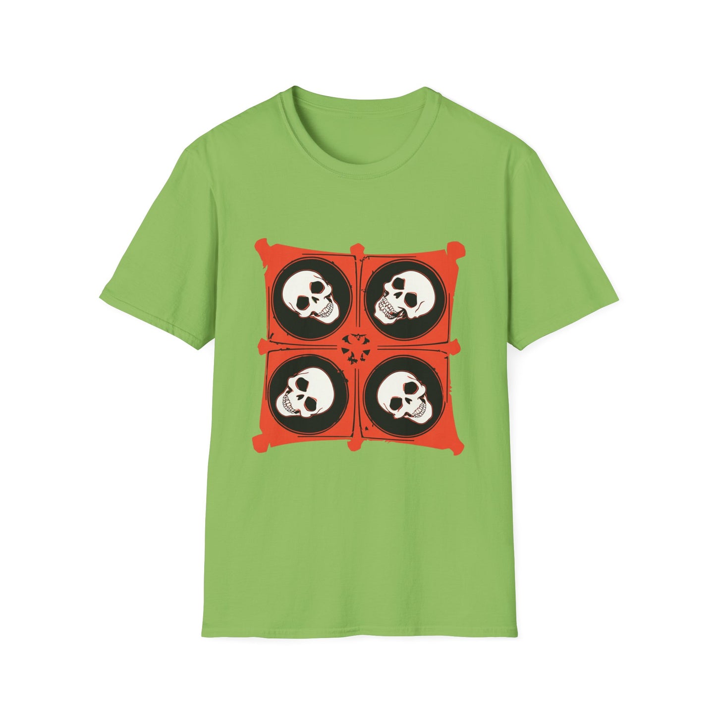 Skull Grid Syndicate Halloween Head Tee