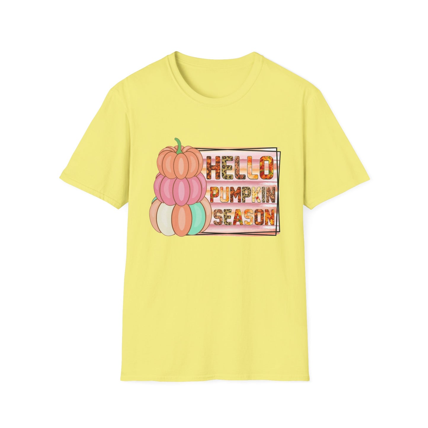 “Hello Pumpkin Season” Tee – Pastel Stack Edition