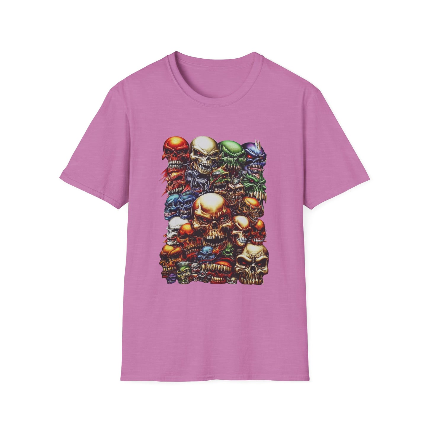 Skull Riot Abstract Skulls Halloween Tee