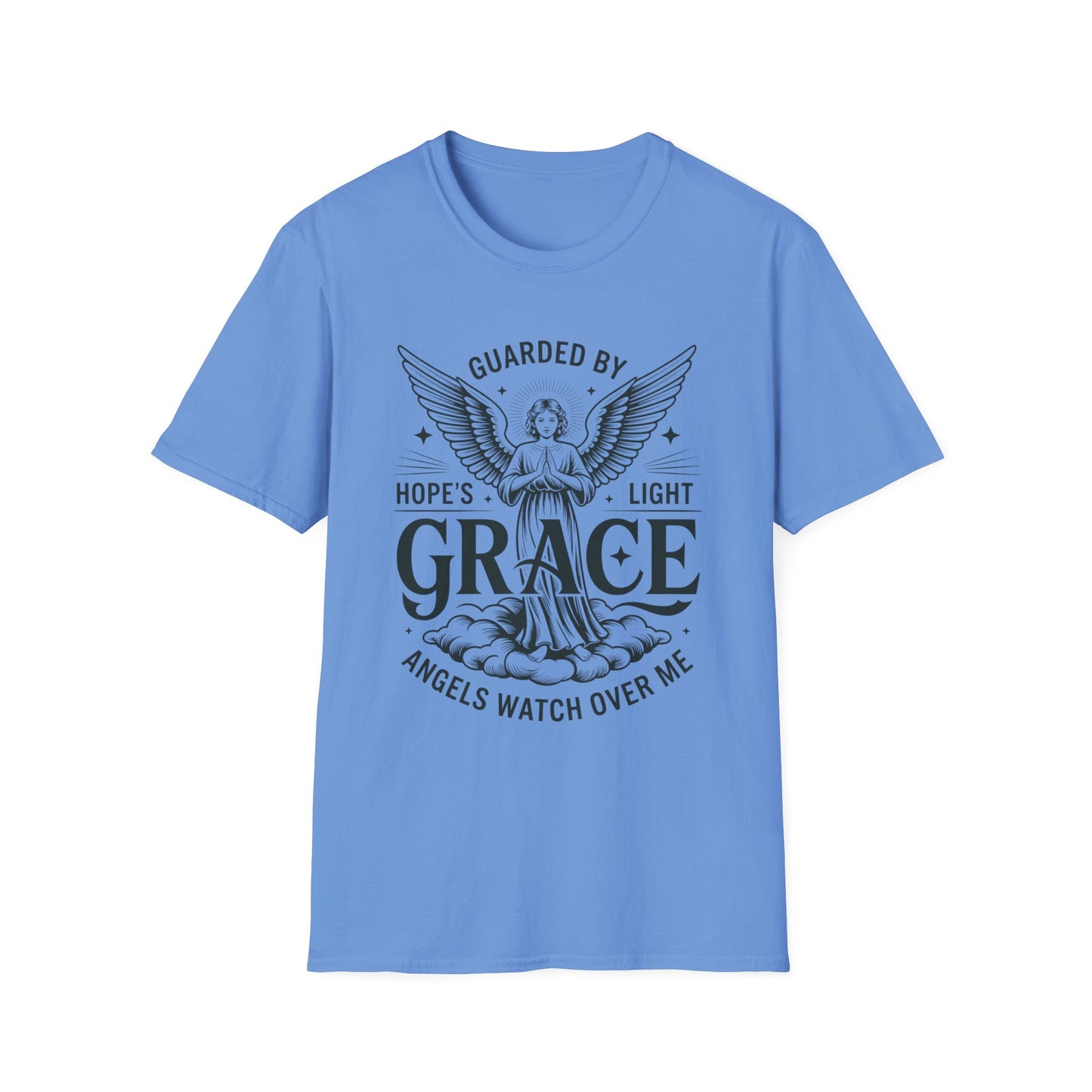Guarded by Grace – Angel Prayer Tee with Hope & Light