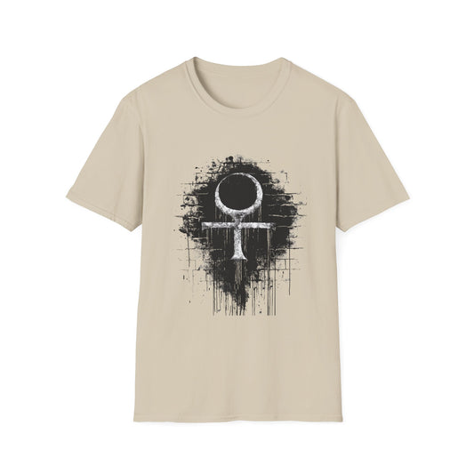 Life Eternal Distressed Christian Cross Emblem Tee