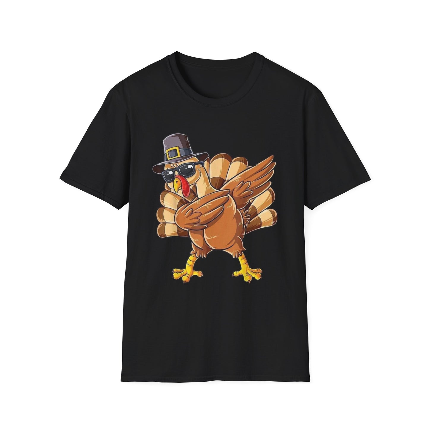 Cool Turkey – Pilgrim Hat & Sunglasses Edition Short Sleeve Tee