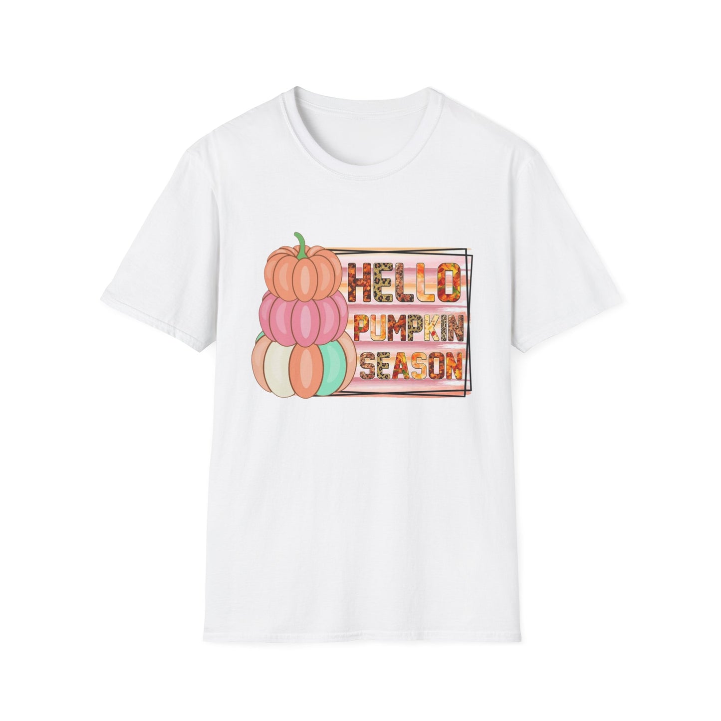 “Hello Pumpkin Season” Tee – Pastel Stack Edition