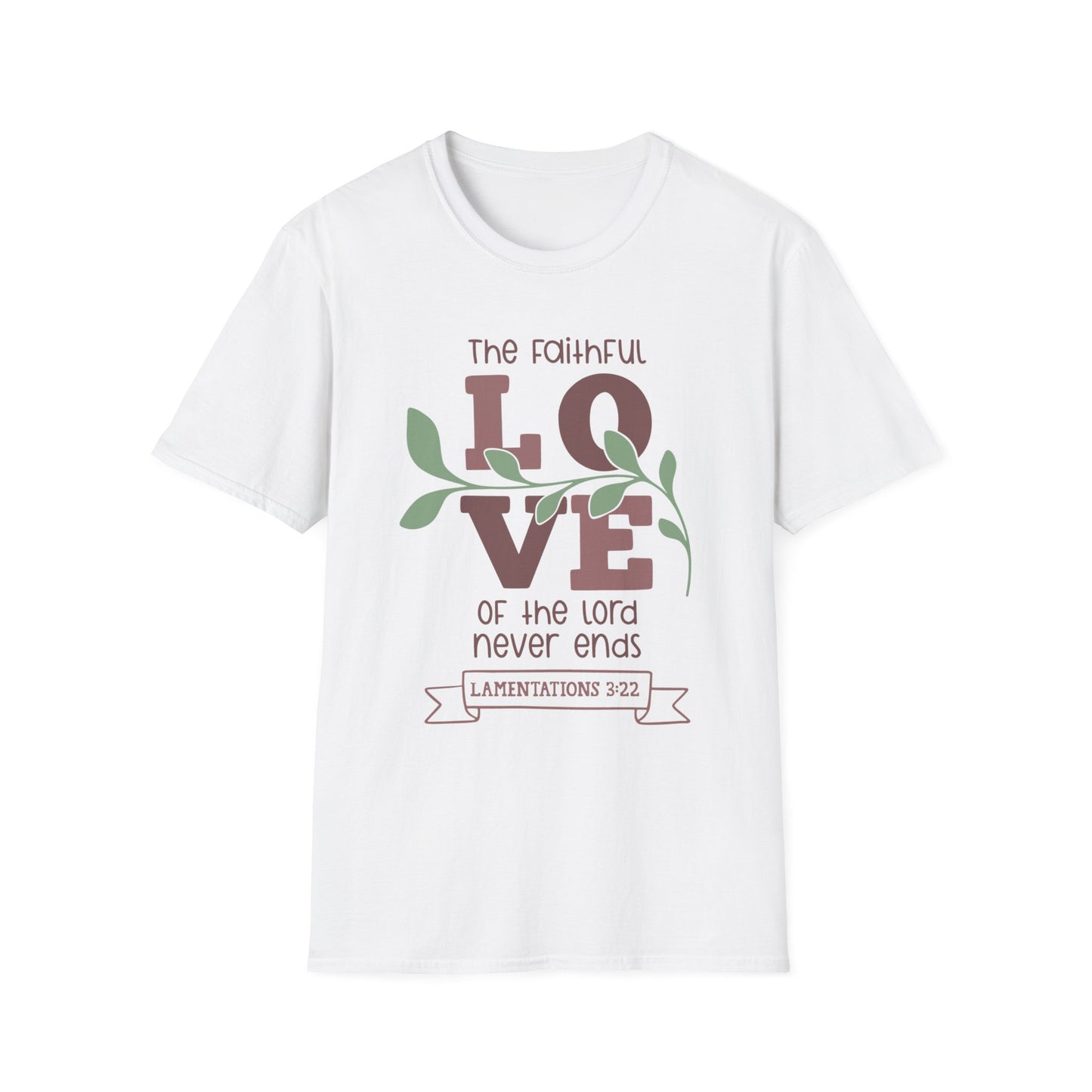 Faithful Love Tee – Lamentations 3:22 Vine Edition