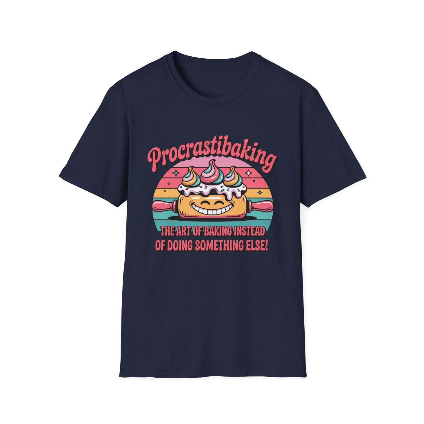 Procrastibaking Tee – Whisk First, Worry Later