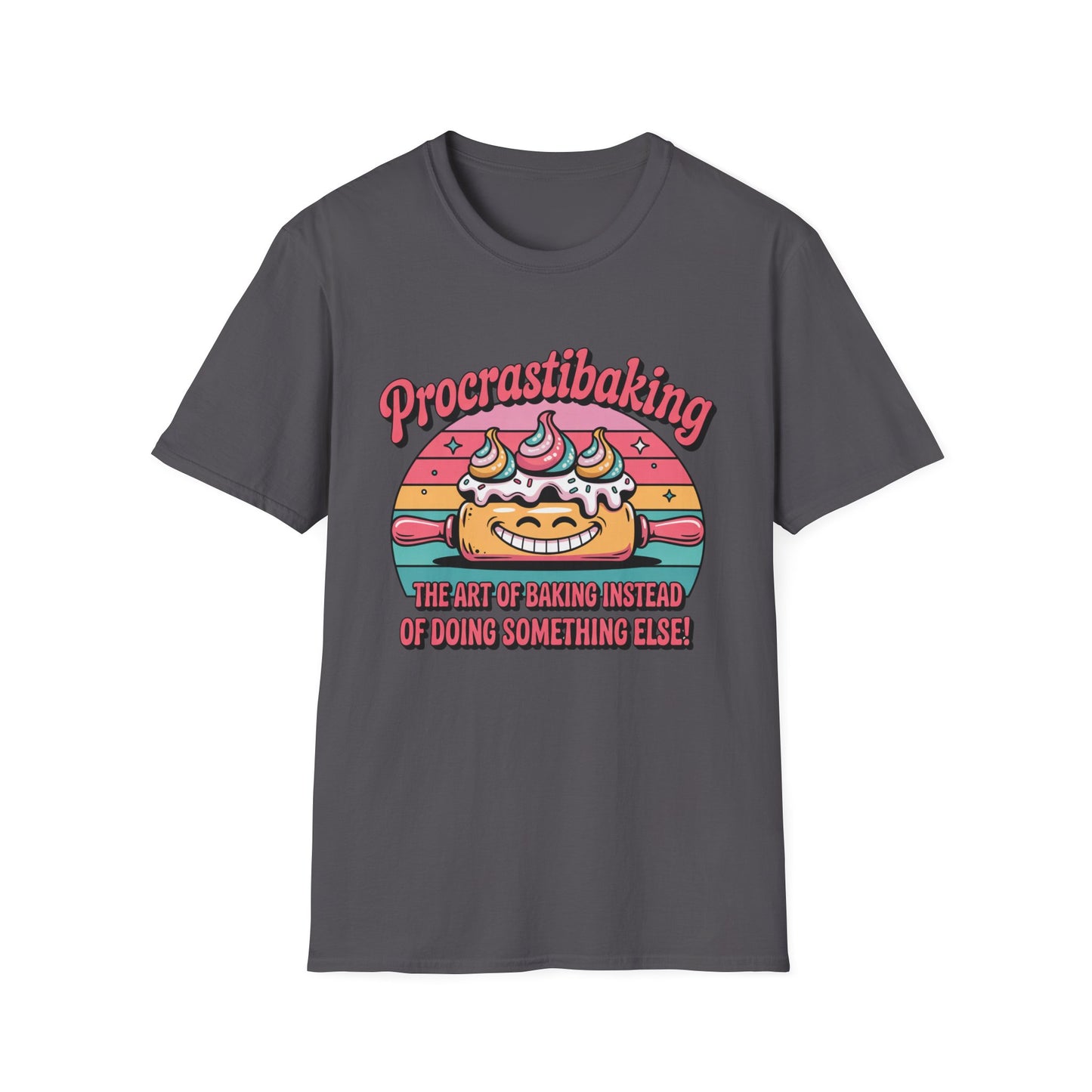 Procrastibaking Tee – Whisk First, Worry Later