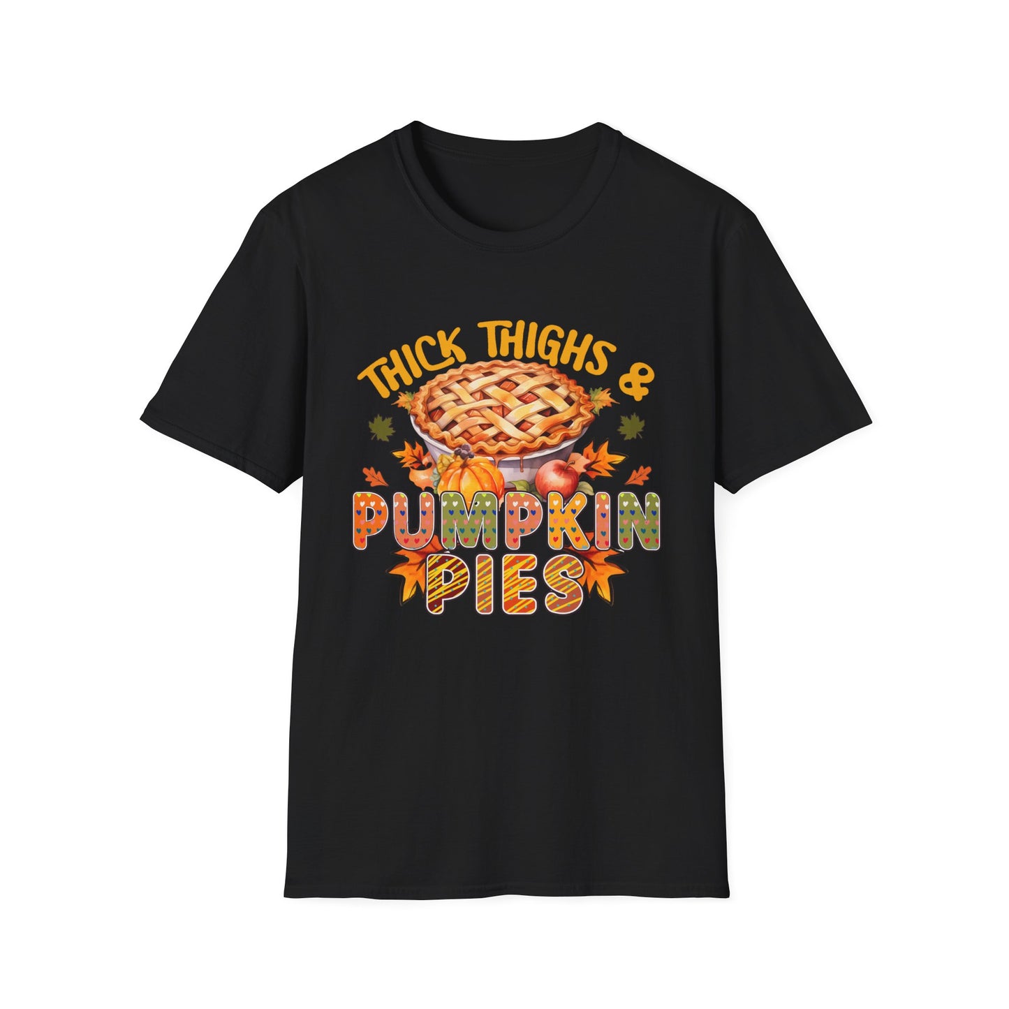 Thick Thighs & Pumpkin Pies – Fall Flavor Edition Short Sleeve Tee