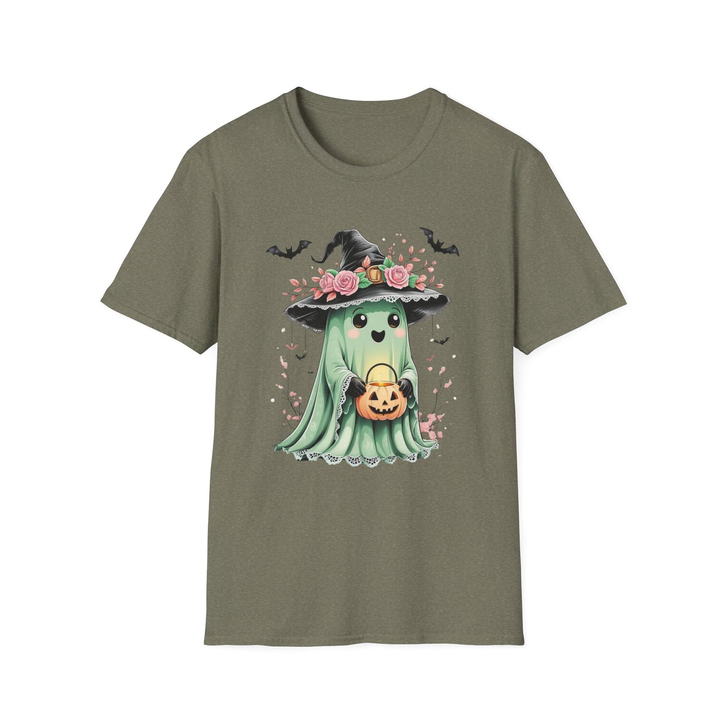 “Masquerade Ghost” Tee – Mint & Midnight Bloom Edition